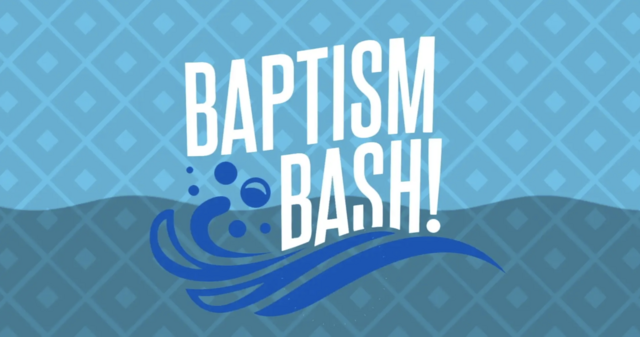 Baptism Bash wave logo