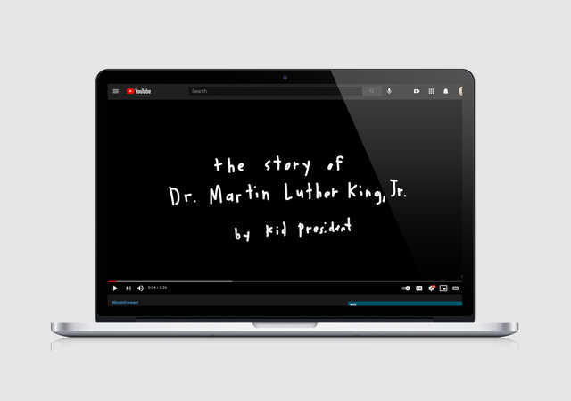 the story of mlk by kid president